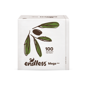 χαρτοπετσετες - χαρτικα - Endless Mega Ελιά 100φ Χαρτοπετσέτες
